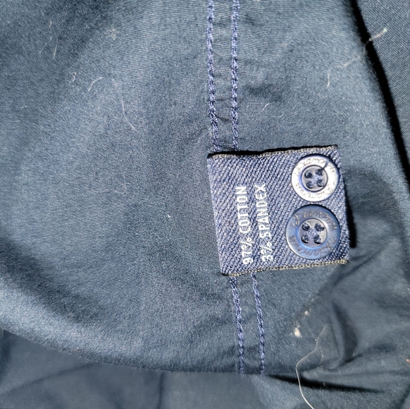 7 Diamonds XL Navy Button Up in Dress Shirt - Picture 5 of 5